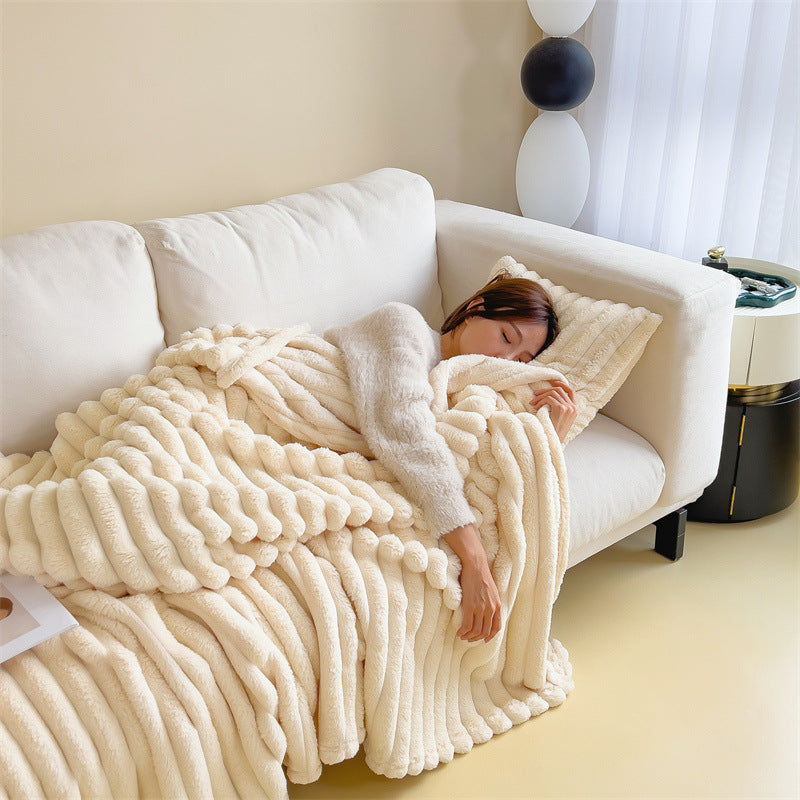Bunny Plush Throw Blanket