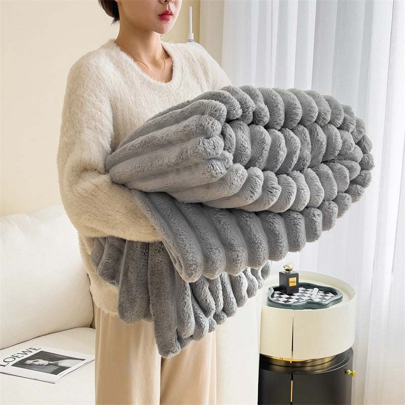 Bunny Plush Throw Blanket