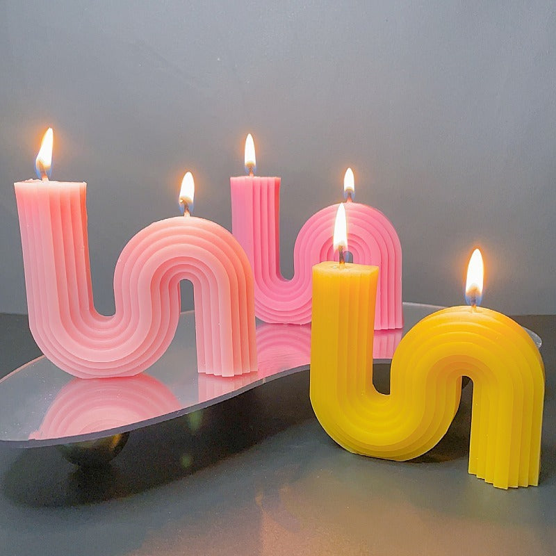 Geometric Aromatherapy Candle