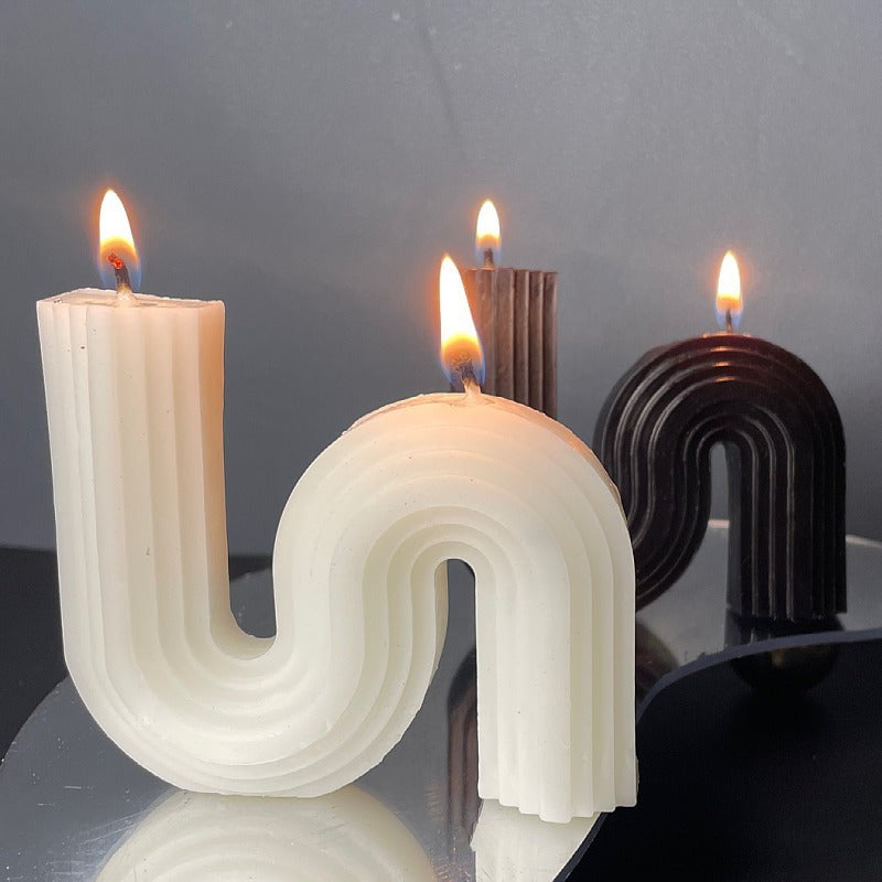 Geometric Aromatherapy Candle