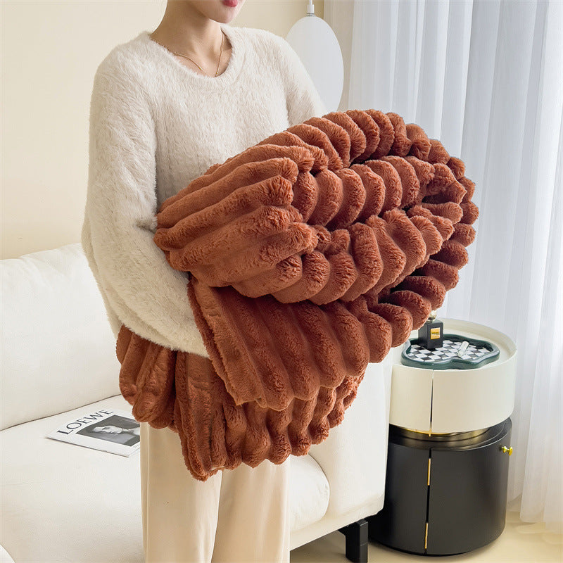 Bunny Plush Throw Blanket