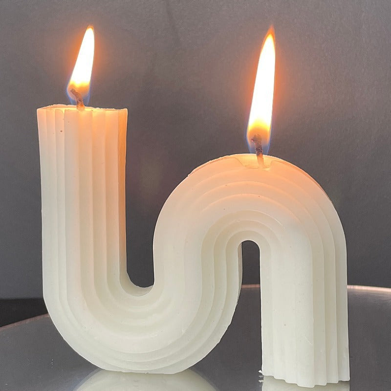 Geometric Aromatherapy Candle