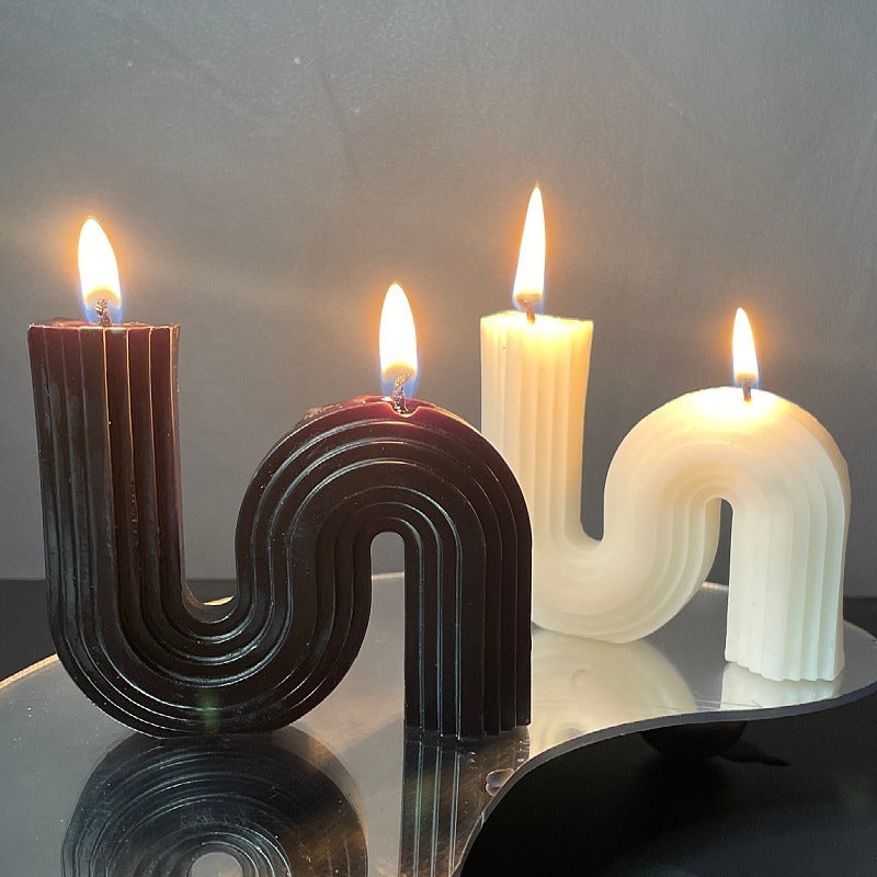 Geometric Aromatherapy Candle