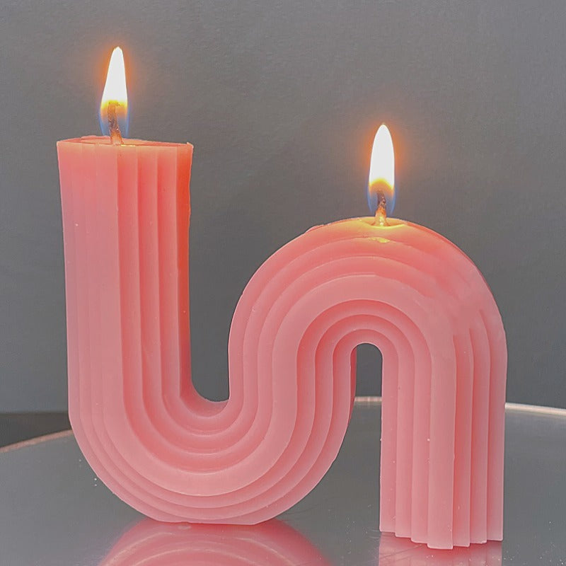 Geometric Aromatherapy Candle