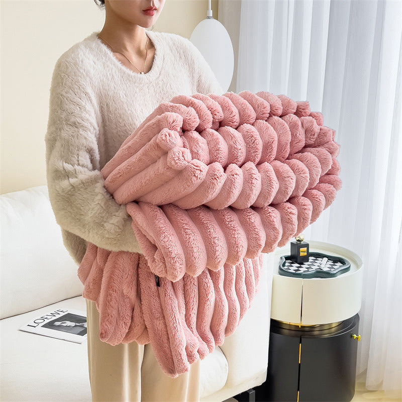 Bunny Plush Throw Blanket