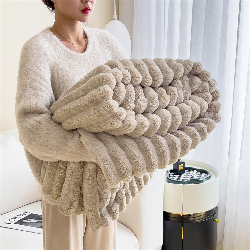 Bunny Plush Throw Blanket