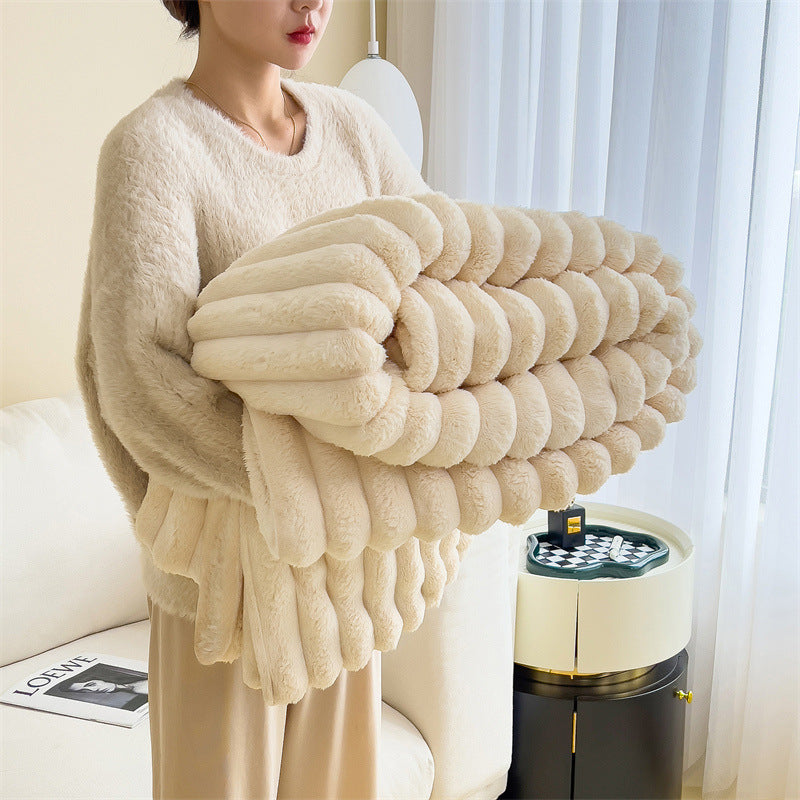 Bunny Plush Throw Blanket