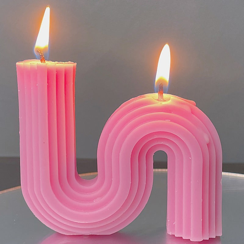 Geometric Aromatherapy Candle