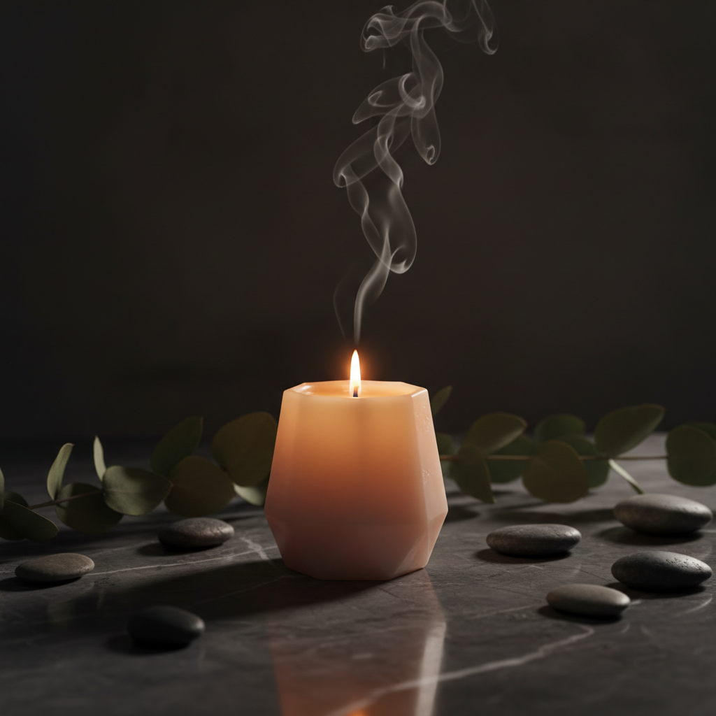 Geometric Aromatherapy Candle Lifestyle