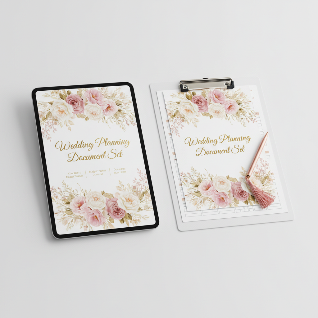 Wedding Planning Document Set
