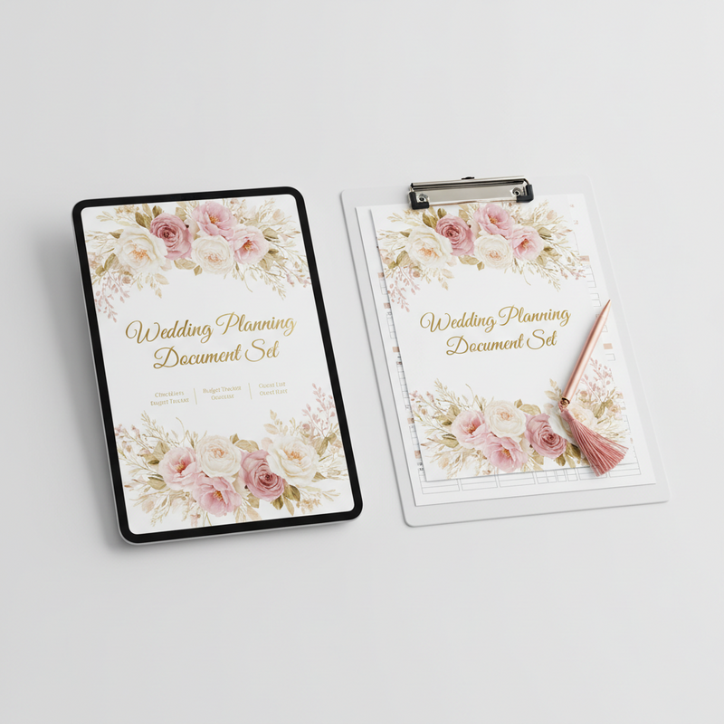 Wedding Planning Document Set